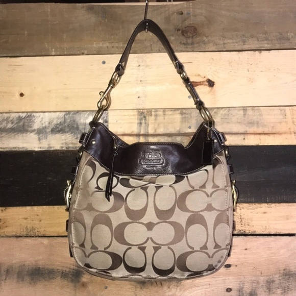 Coach Handbags - Coach Signature Zoe Hobo with Dust Bag